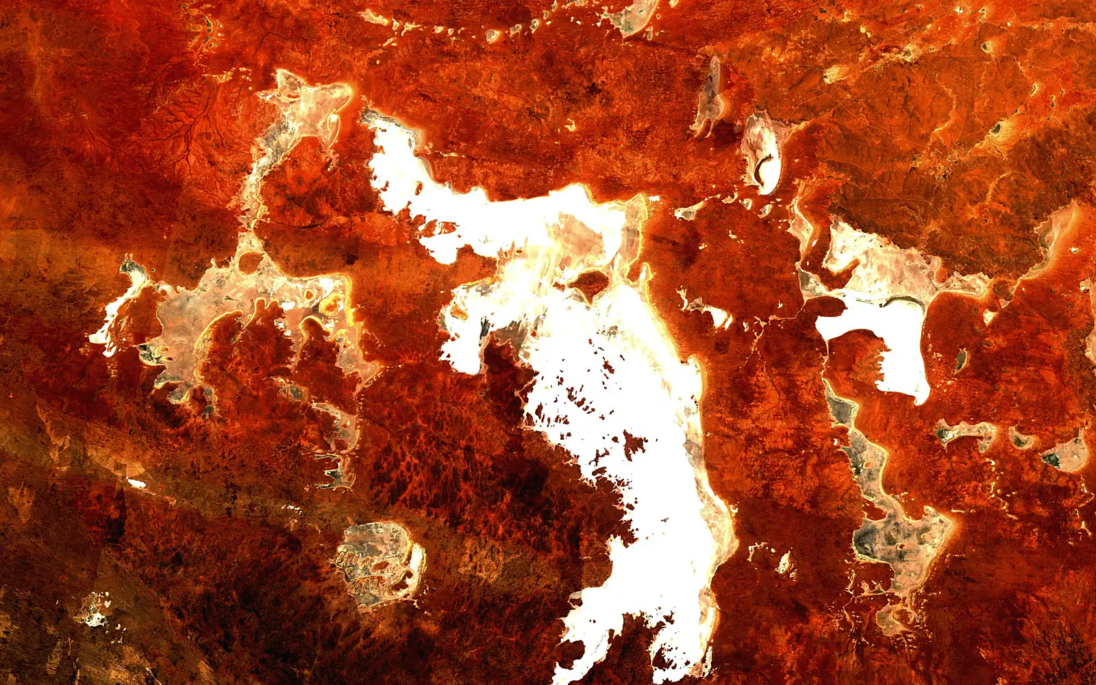 Lake Gairdner seen from space (Sentinel-2)