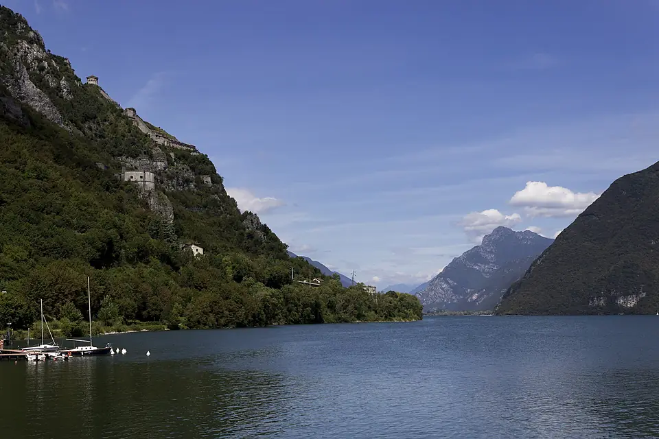 Anfo - Spiaggetta & Rocca from Lake Idro