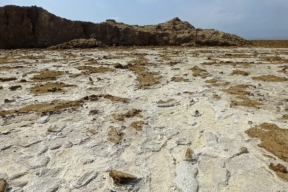 Ethiopie-Exploitation du sel au lac Karoum (1)