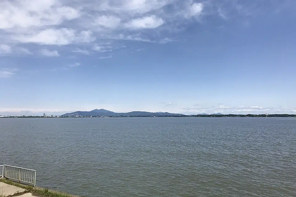 Lake Kasumigaura from Ami, Ibaraki 2017-06-03