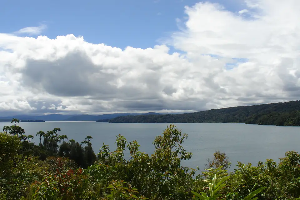 Clouds over Lake Kutubu