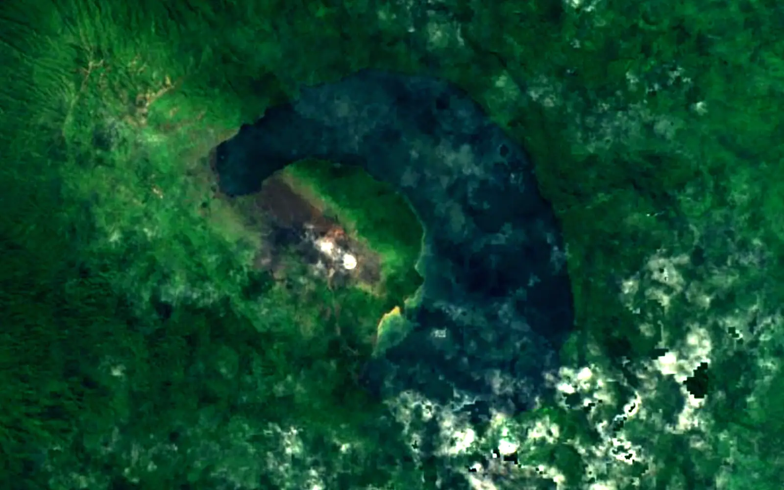 Lake Letas seen from space (Sentinel-2)