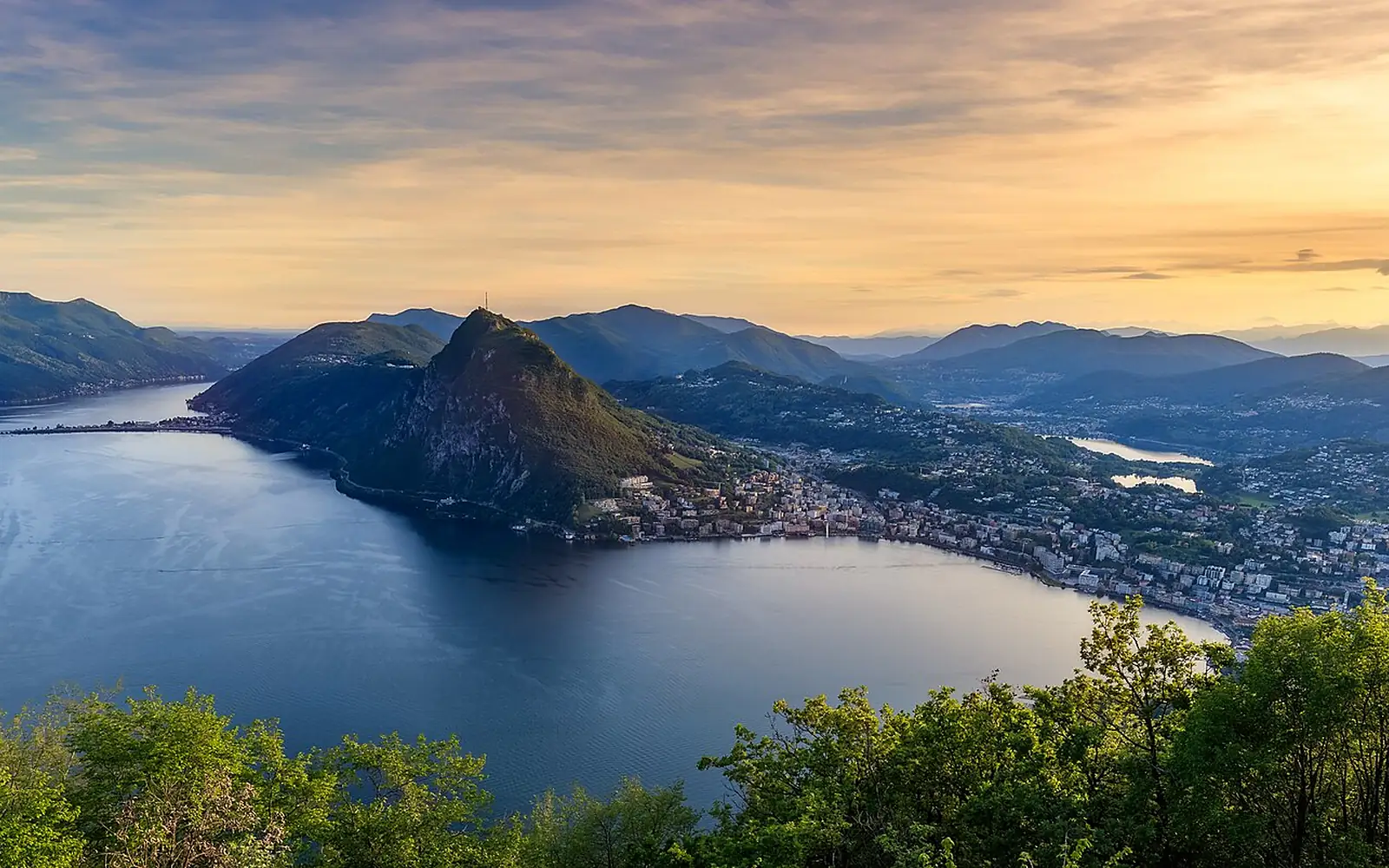 Lake Lugano Panorama