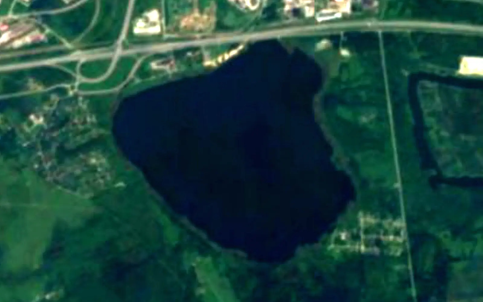 Lake Maardu seen from space (Sentinel-2)