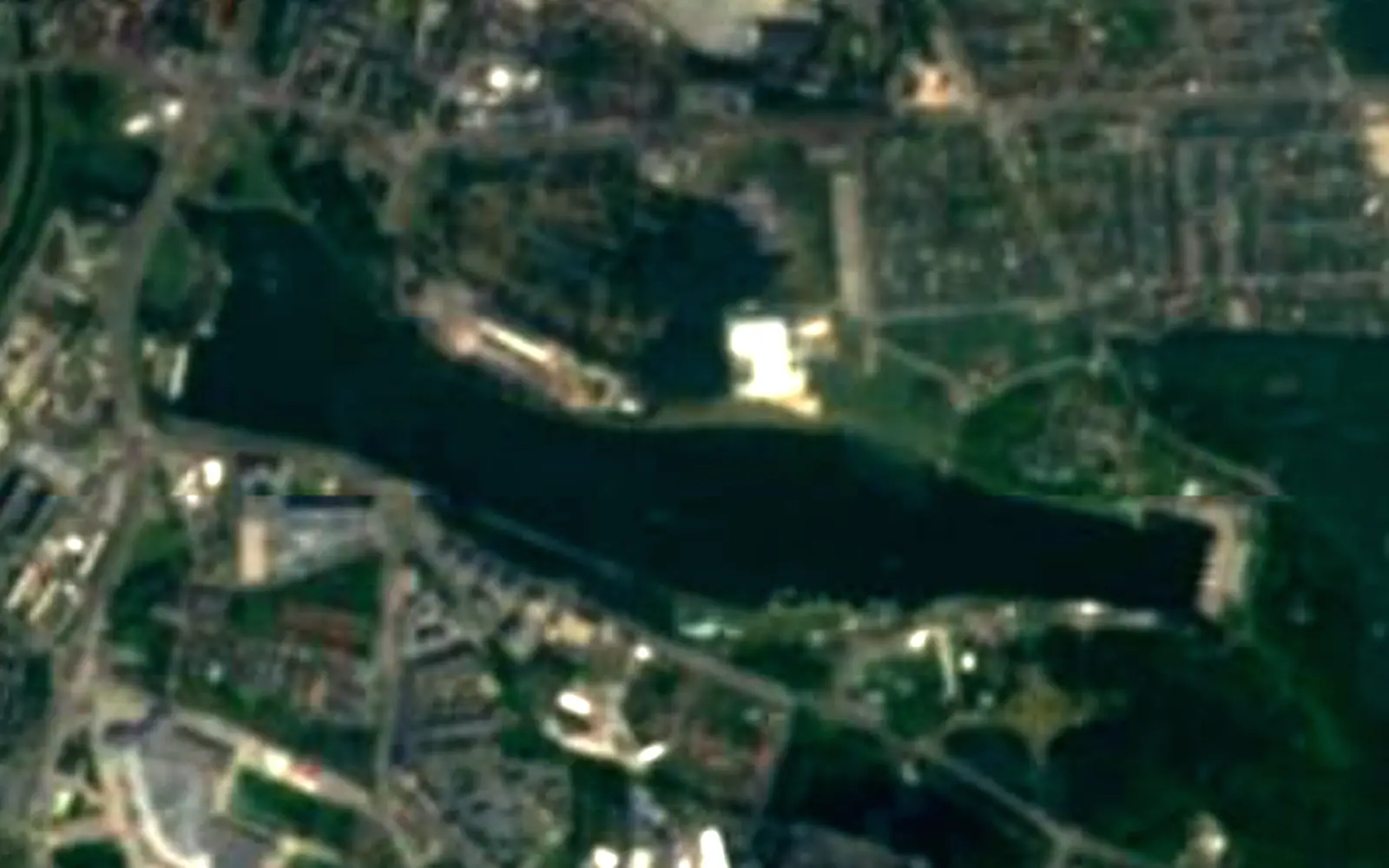Lake Malta seen from space (Sentinel-2)