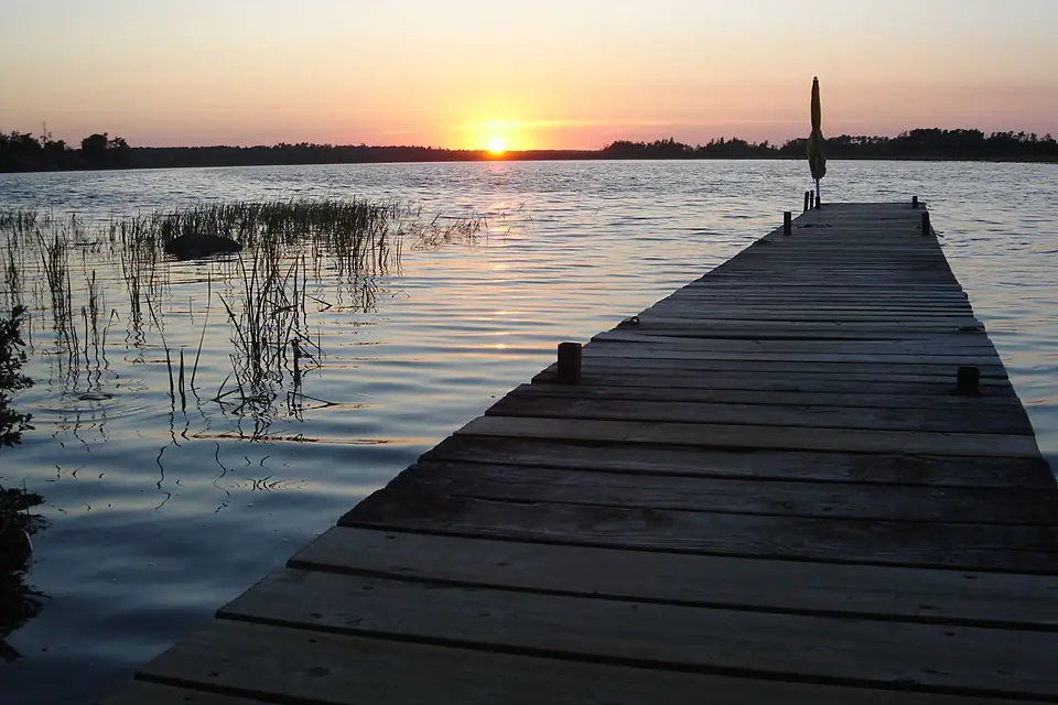 Dock at white lake manitoba