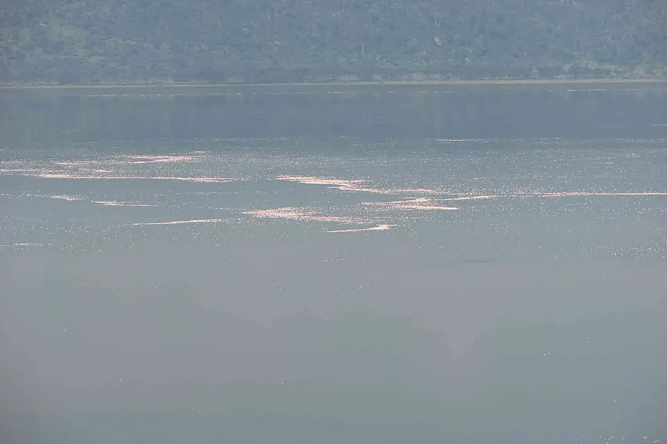 Blick von den Baboon-Cliffs auf den Nakurusee in Kenia