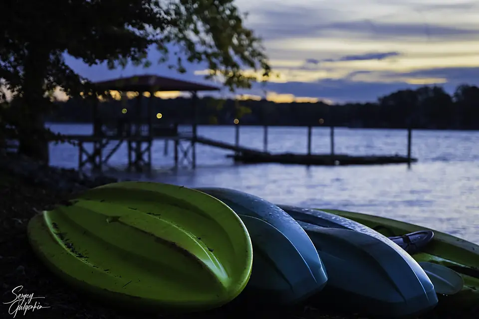 Kayaks on Lake Norman (51659238344)