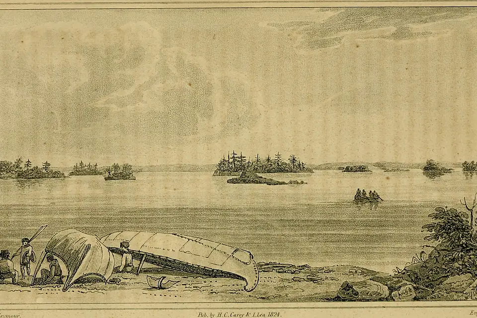 Narrative of an expedition to the source of St. Peter's river, Lake Winnepeek, Lake of the Woods, &c., performed in the year 1823, under the command of Stephen H. Long (1824) (14783651173)