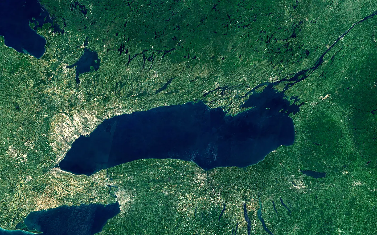 Lake Ontario seen from space (Sentinel-2)