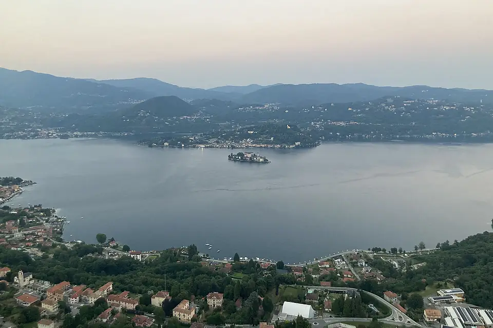 Alzo, Lake Orta, and San Giulio Island from Madonna del Sasso 02