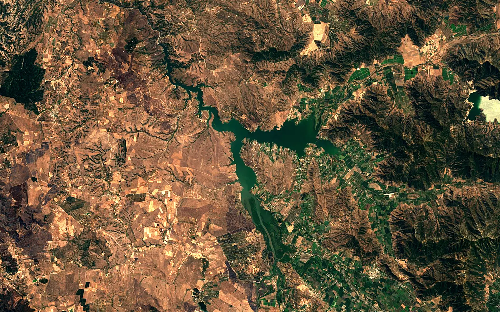 Lake Rapel seen from space (Sentinel-2)