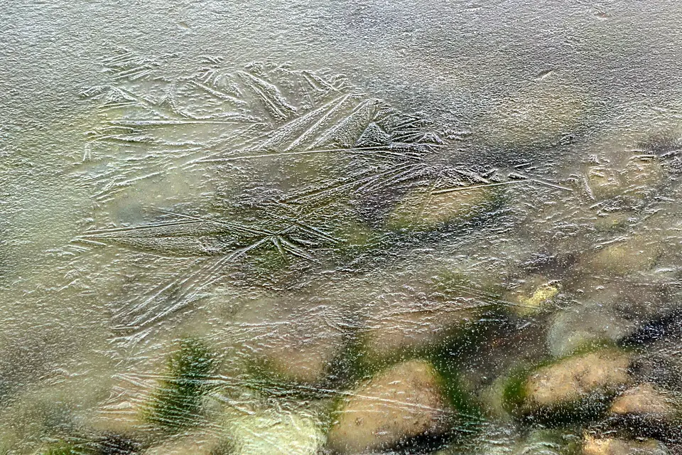 Eis auf St. Moritzersee (1)