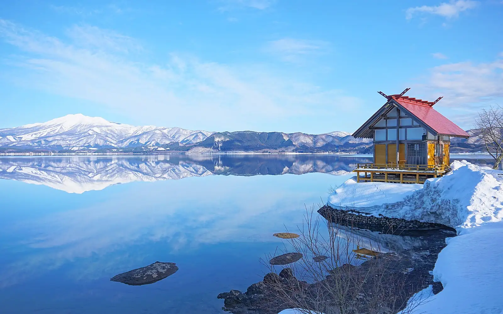 Lake Tazawa and Kansa-gū 20210213