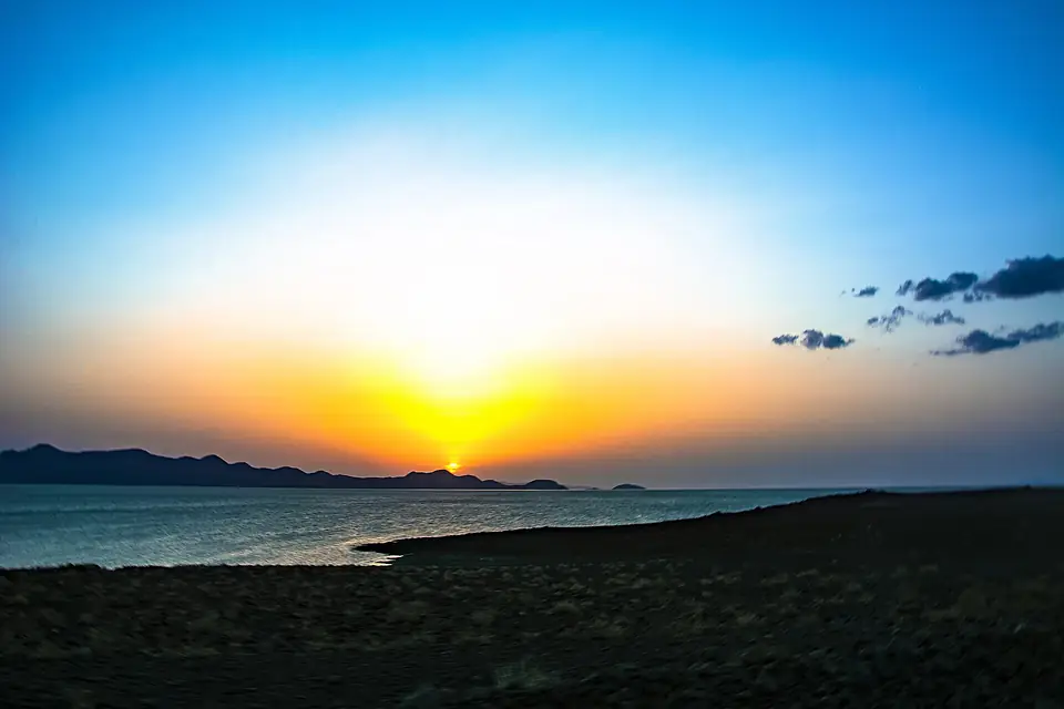 Dusk over Lake Turkana