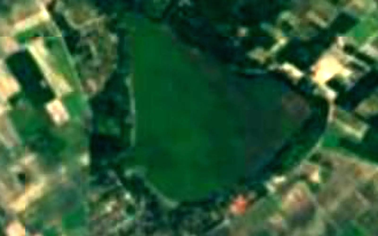 Lake Vadkert seen from space (Sentinel-2)
