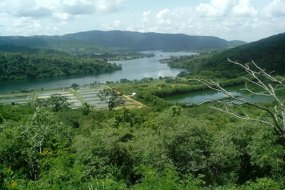 A magnifisent site of the volta lake