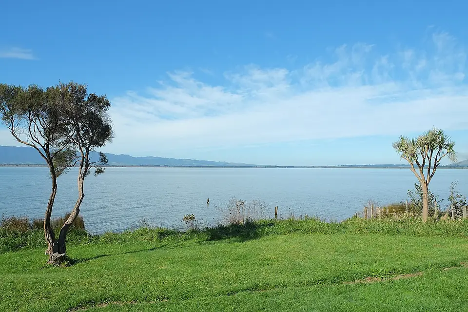 Lake Wairarapa at Wairarapa Lake Shore Scenic Reserve