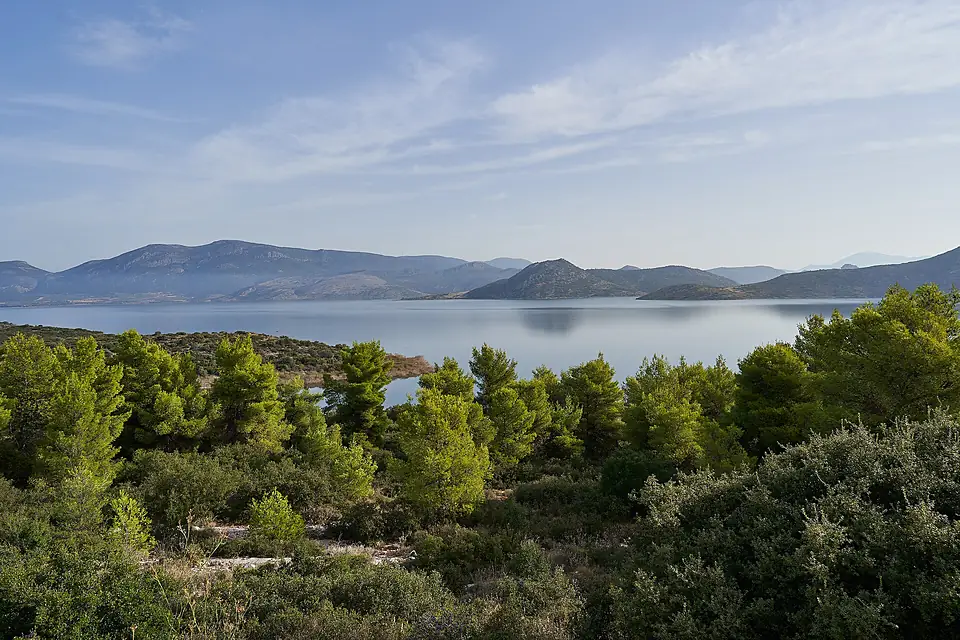Lake Yliki on October 4, 2020