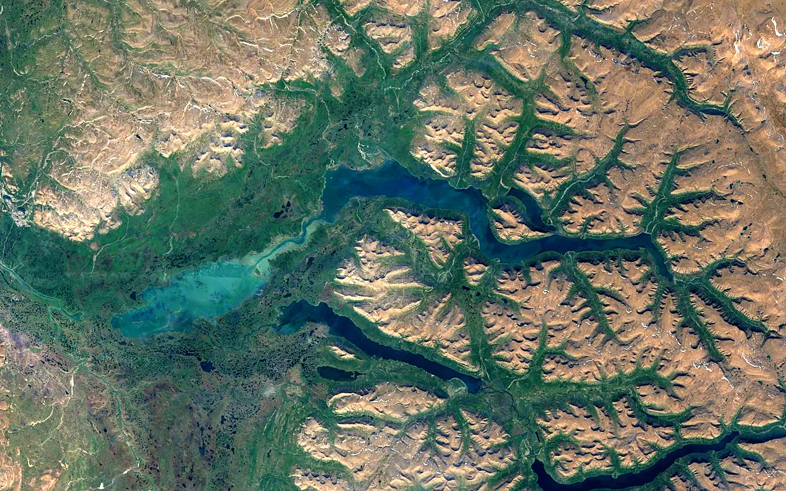 Lama seen from space (Sentinel-2)