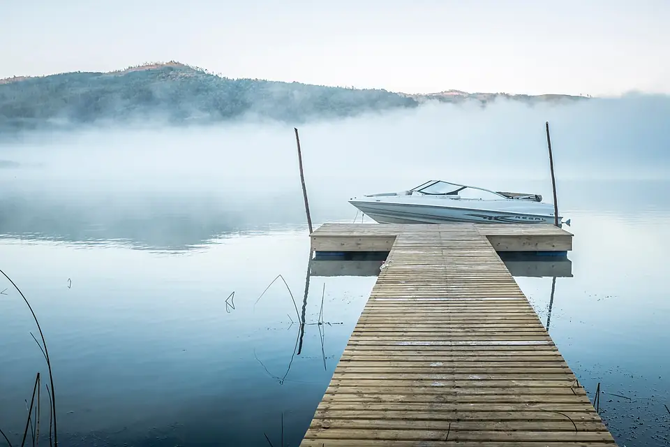 Boat At The Dock (60372356)