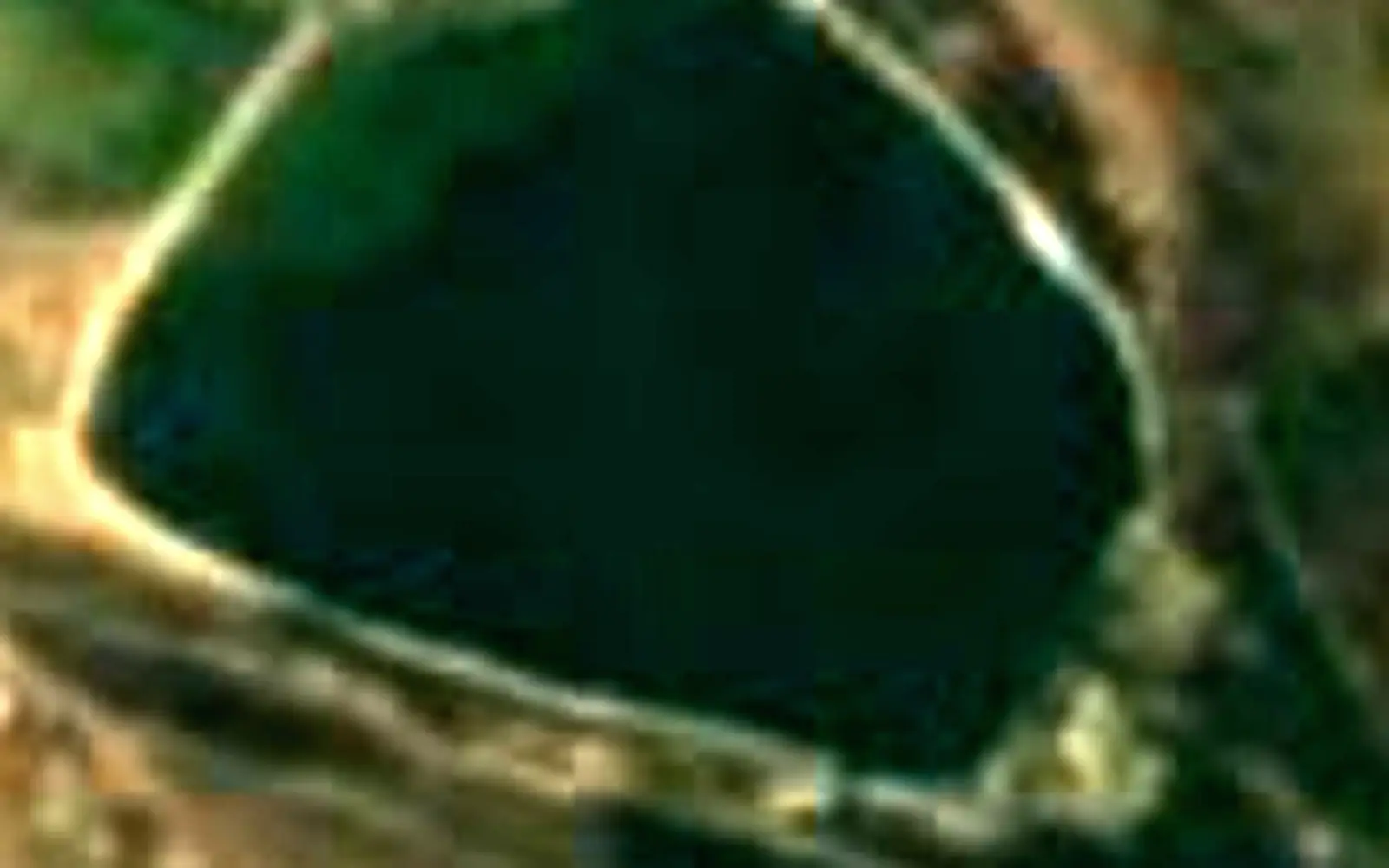 Lisi Lake seen from space (Sentinel-2)