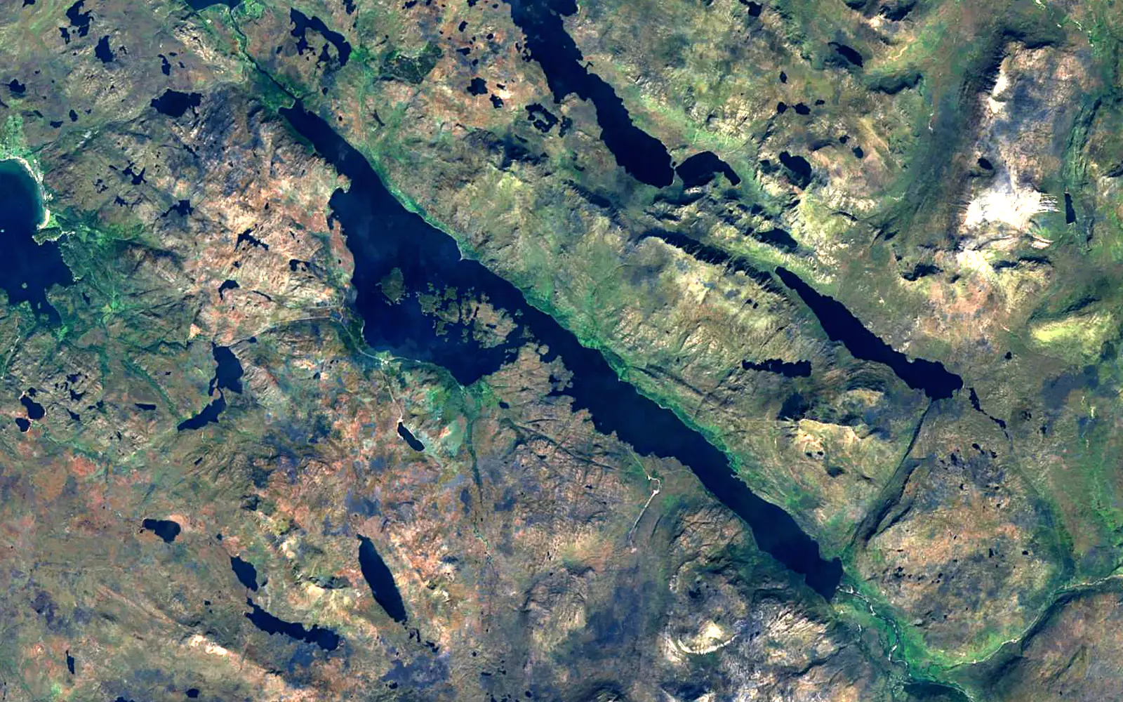 Loch Maree seen from space (Sentinel-2)