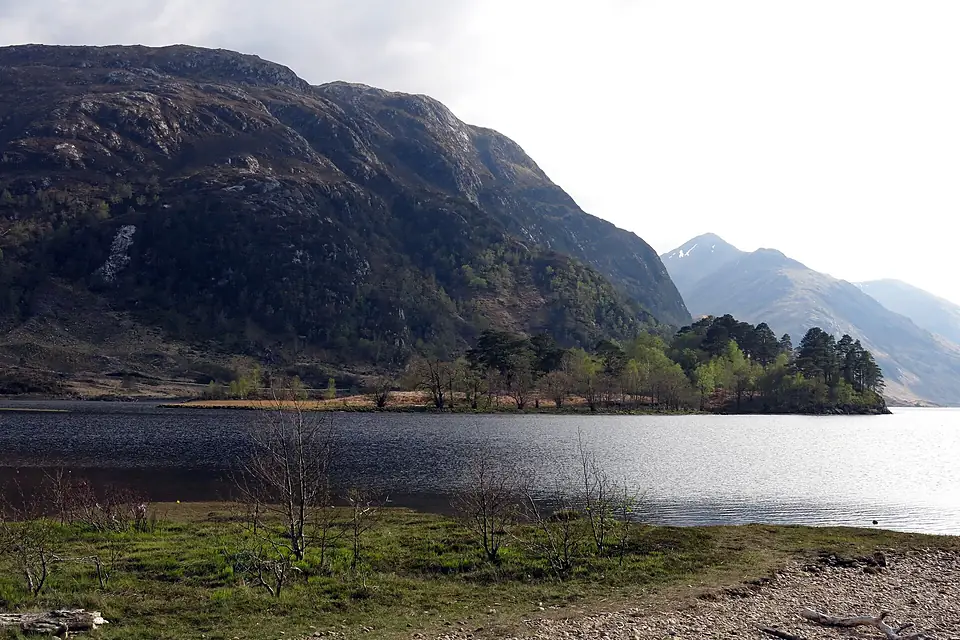 33 Loch Shiel, illa de Glenfinnan i muntanya de Meall na h-Airigh