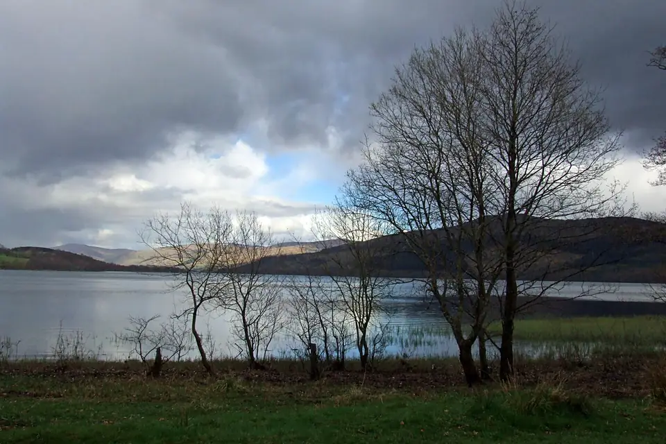 April weather on Loch Tay