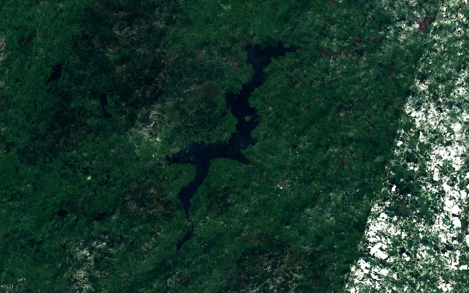 Lough Derg seen from space (Sentinel-2)