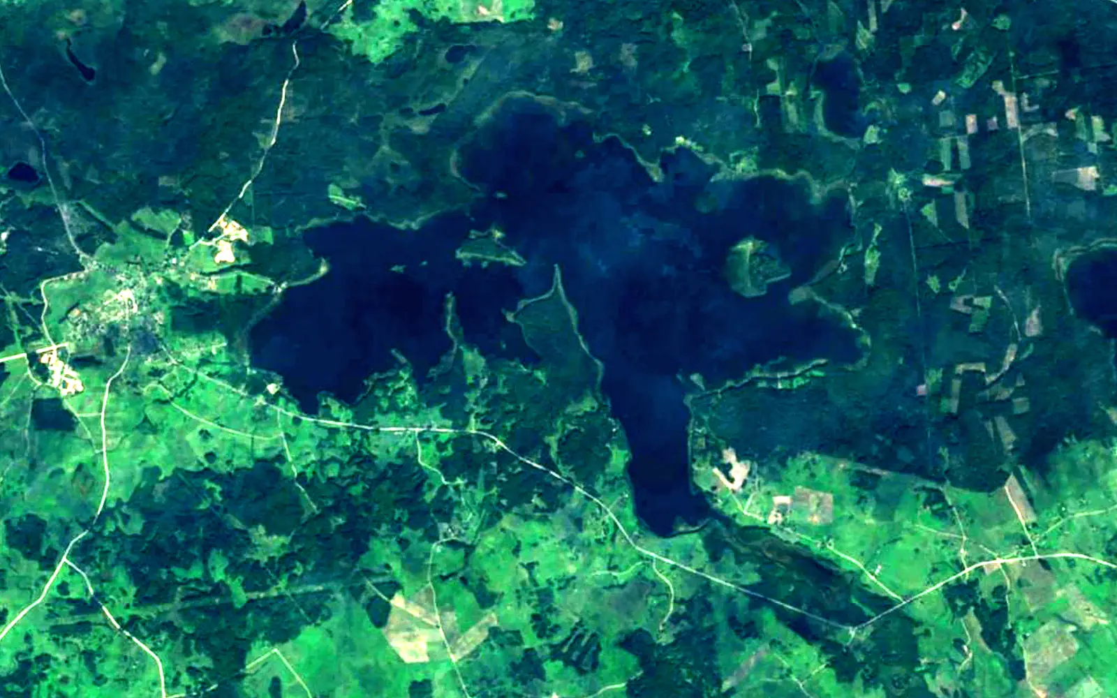 Luodis seen from space (Sentinel-2)