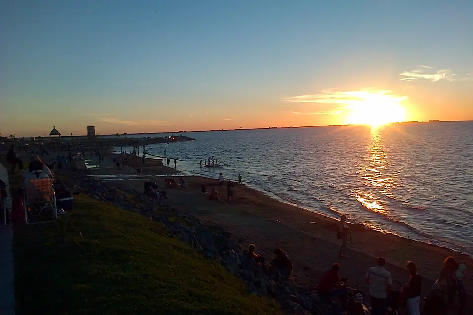 Atardecer en la Laguna