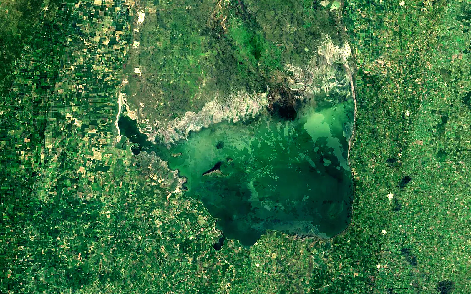 Mar Chiquita seen from space (Sentinel-2)