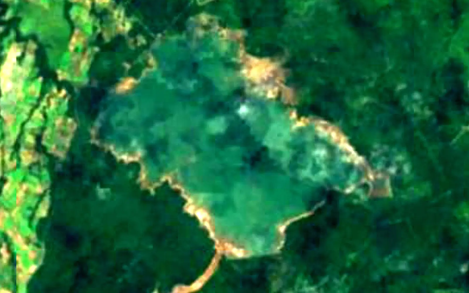Mare aux Vacoas seen from space (Sentinel-2)