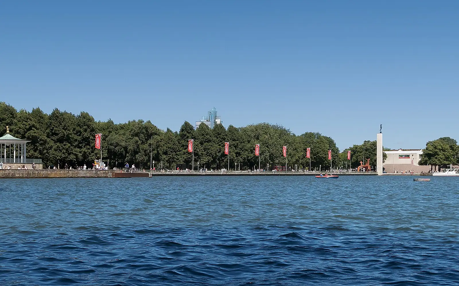 Hannover, de Maschsee vanaf de Karl Thiele Weg IMG 4534 2018-07-01 14.20