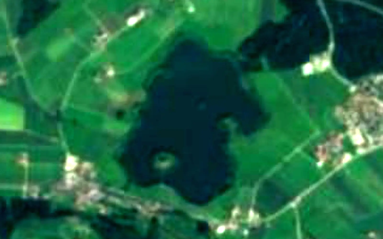Mauensee seen from space (Sentinel-2)