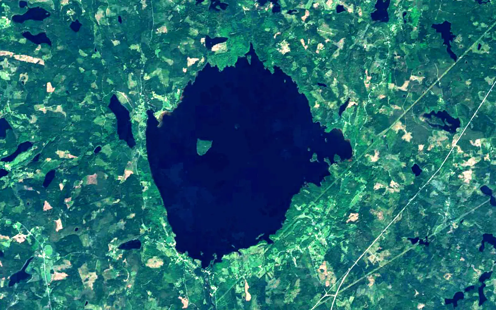 Mien seen from space (Sentinel-2)