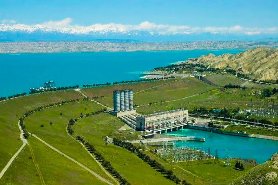 Mingəçevir SES ümumi görünüş