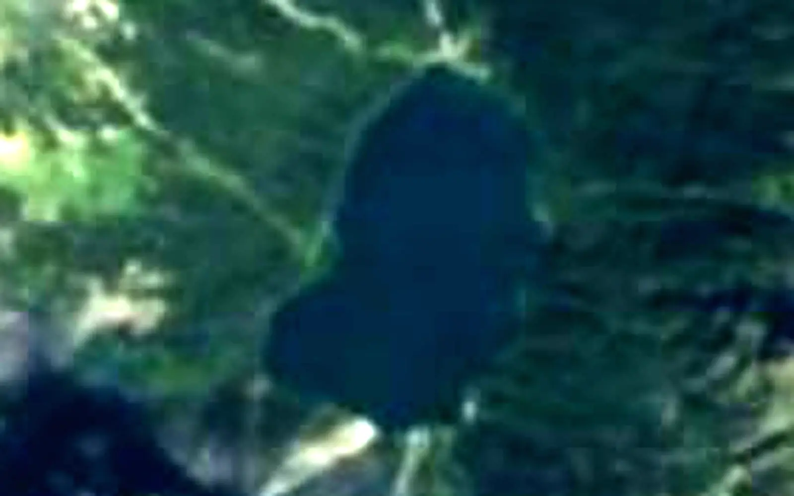 Morskie Oko seen from space (Sentinel-2)