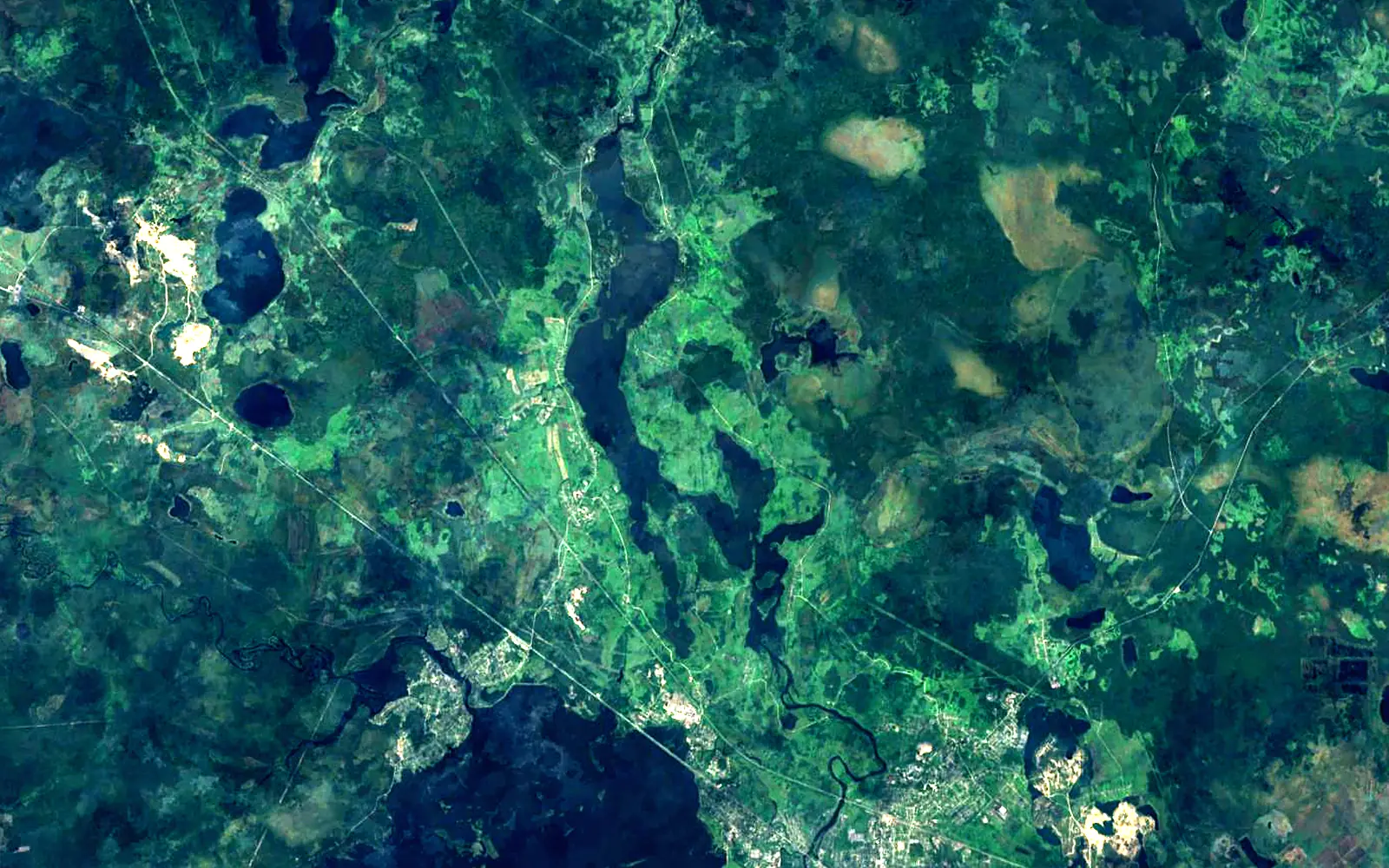 Mstino seen from space (Sentinel-2)