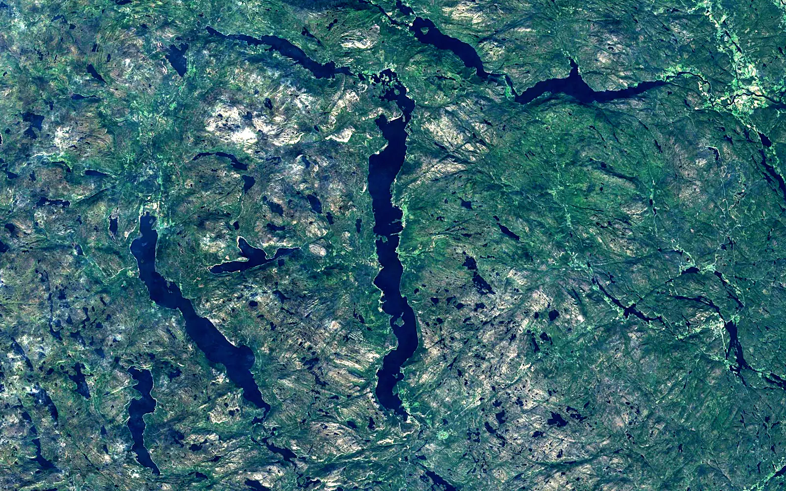 Nisser seen from space (Sentinel-2)