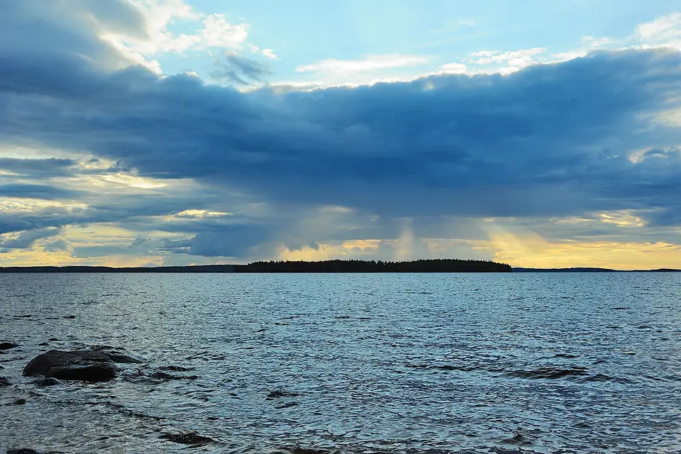 Dark cloud over the Nyuk lake