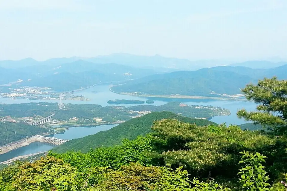 Paldang Dam and Lake Paldang