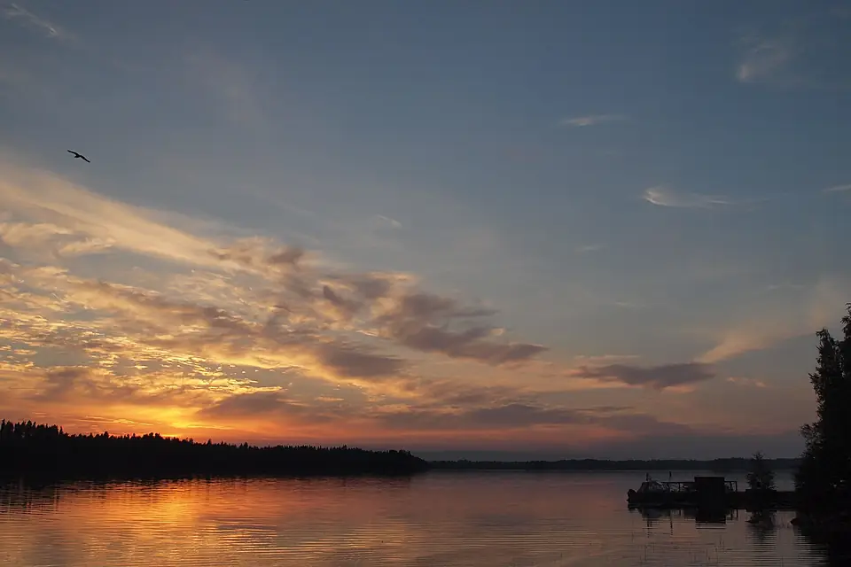 Vuojaselkä sunset