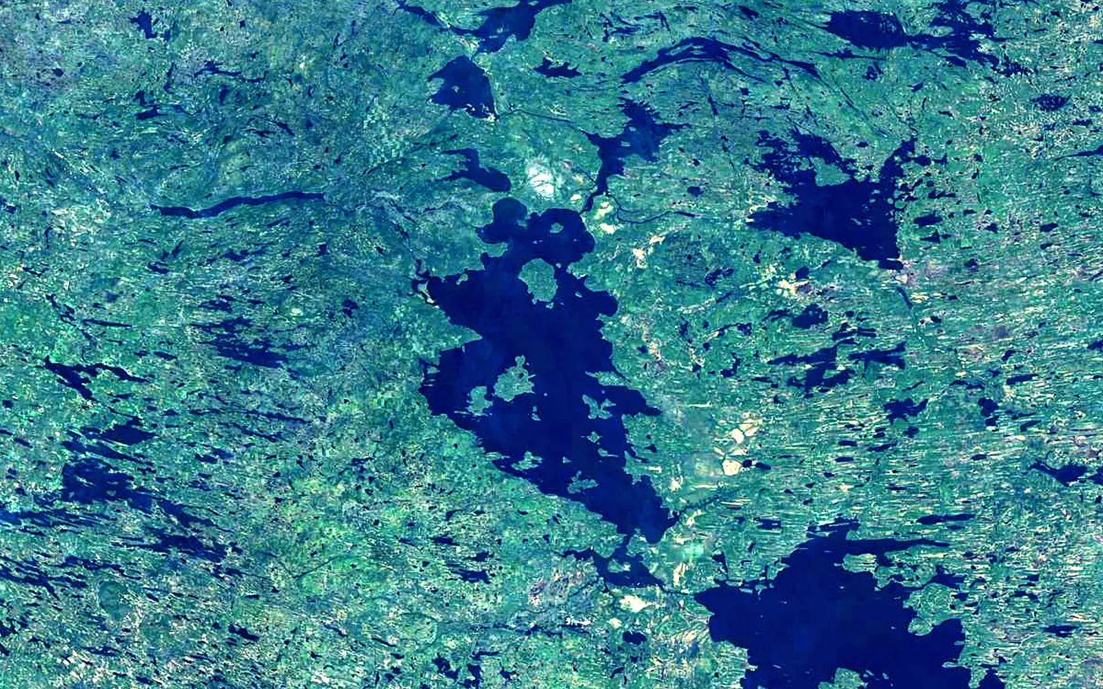 Pyaozero seen from space (Sentinel-2)