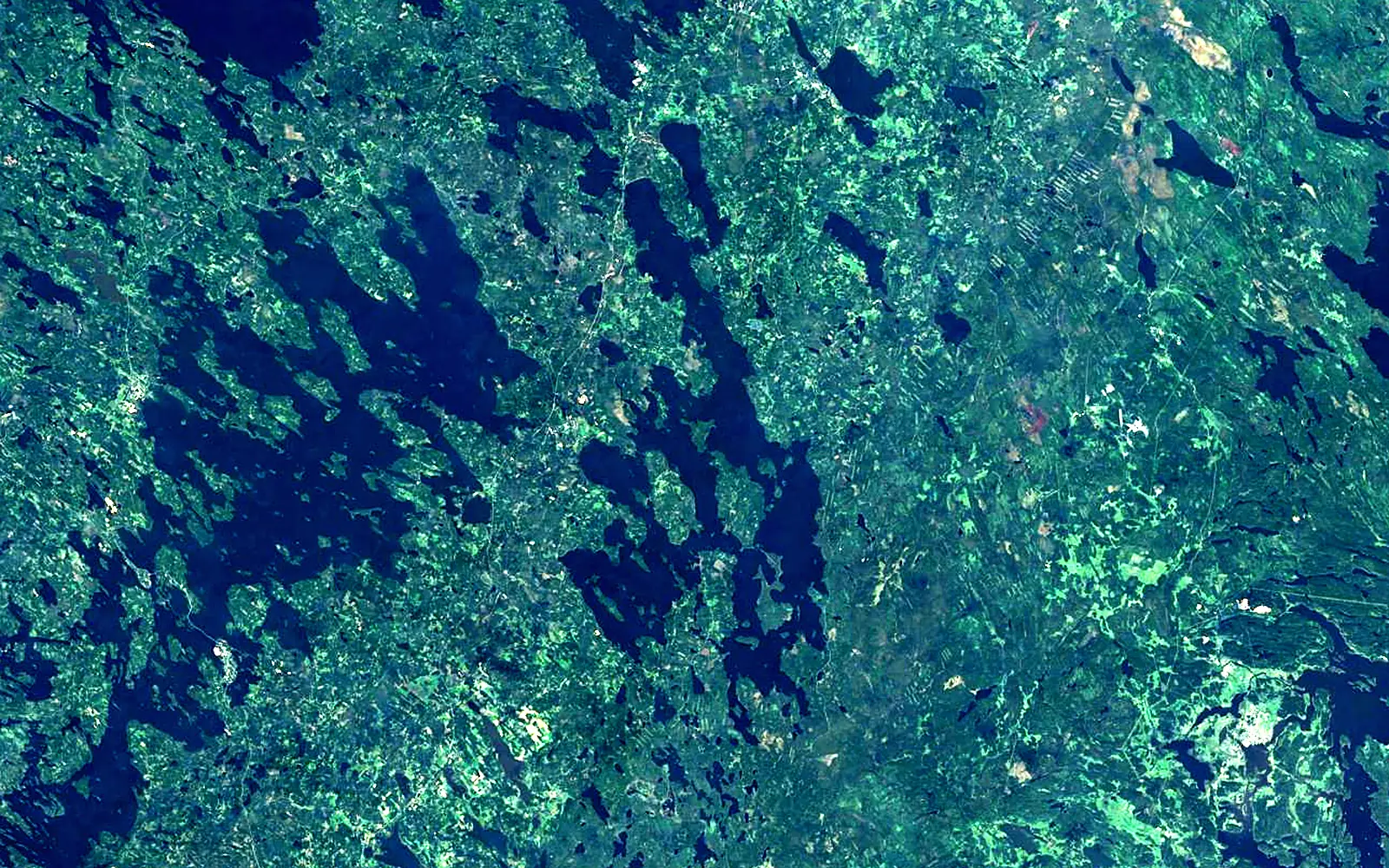 Pyhäjärvi seen from space (Sentinel-2)