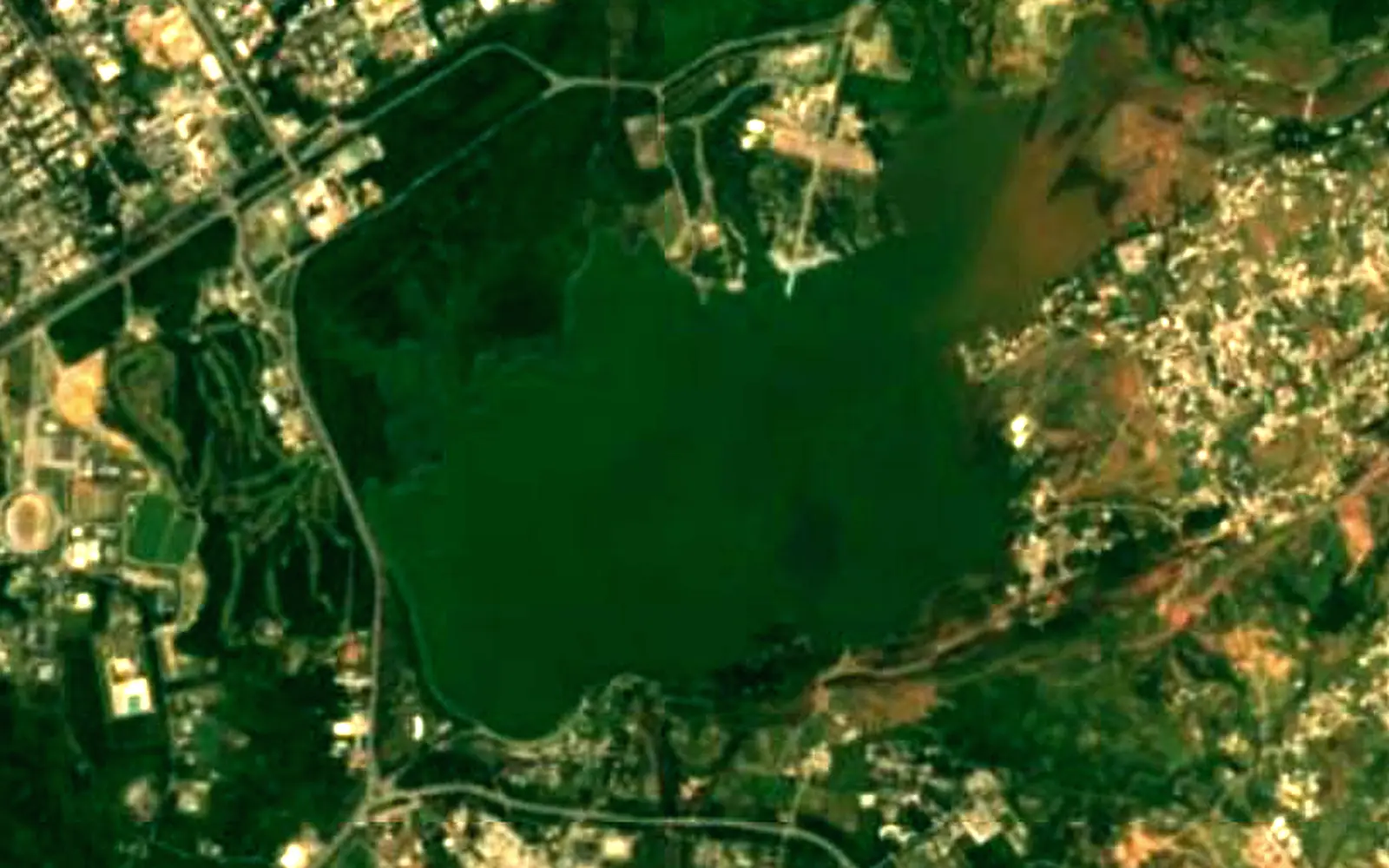Rawal Lake seen from space (Sentinel-2)
