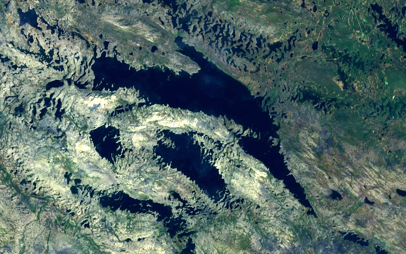 Rogen seen from space (Sentinel-2)