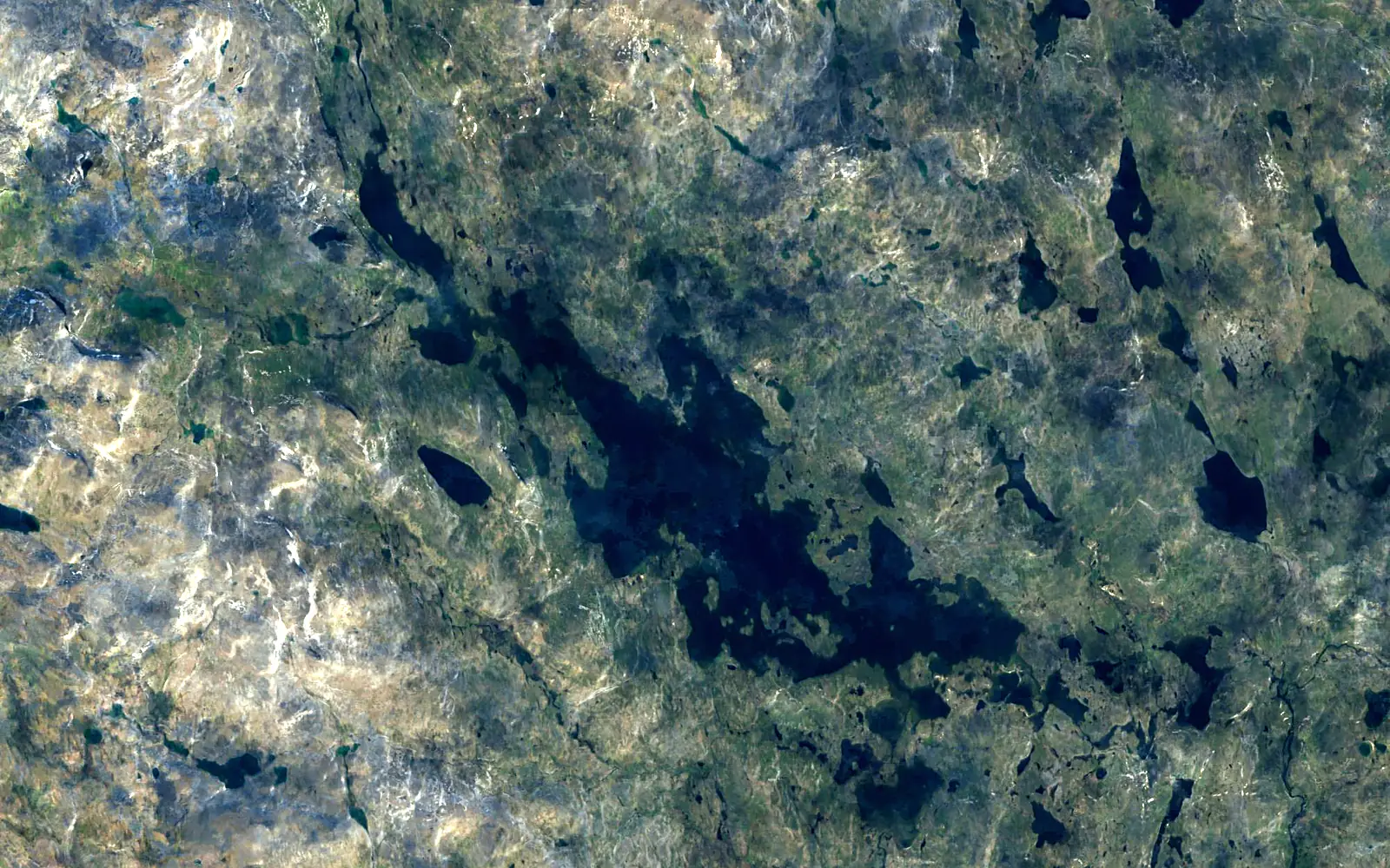 Rostojávri seen from space (Sentinel-2)