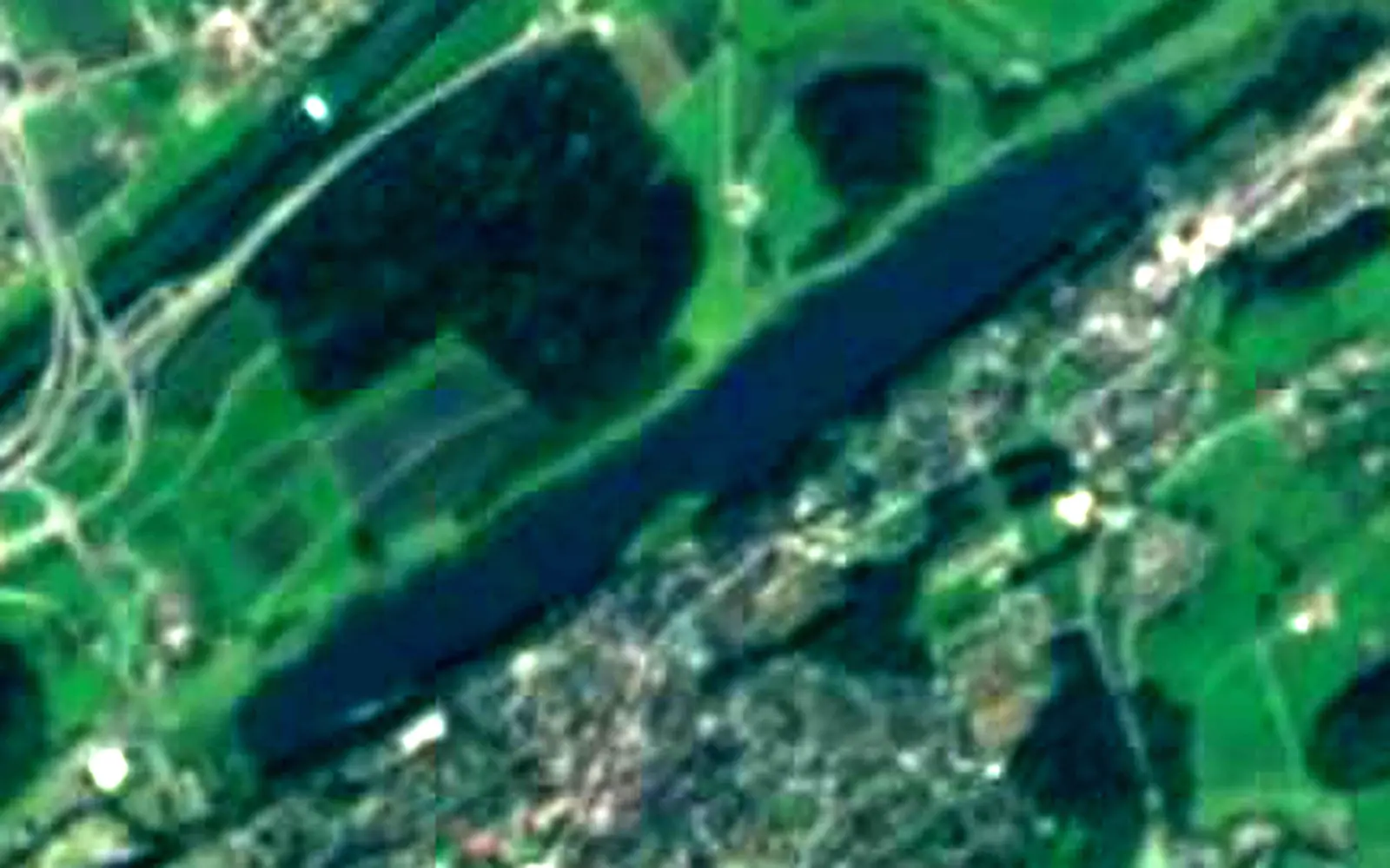 Rotsee seen from space (Sentinel-2)